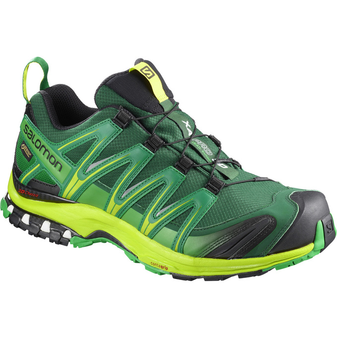 SALOMON XA PRO 3D GTX® Philippines - Men's Trail Running Shoes - Deep Green | 938745-MGA